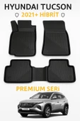 Black Gold Hyundai Tucson 2021+ Hybrid 3D Havuzlu Oto Paspas | Araca Özel, Kaymaz & Koku Yapmaz Kauçuk - 1