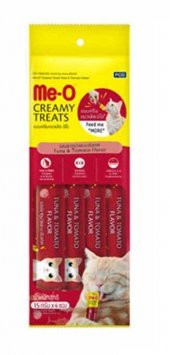 Me-O Creamy Treats Ton Balığı Ve Domatesli Kedi Ödül Maması 15 gr x 4 - 1