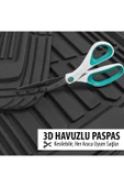 HLP Bmw 5 Seri F10-f11 2010-2018 3d Extra Havuzlu Kırmızı Universal Paspas thumbnail 2
