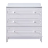 Şifonyer, Perla 3 Çekmeceli Şifonyer - Beyaz - 3