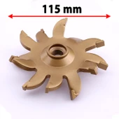 Kanal Açma Makinesi Yedek Bıçağı Proter 1090 Uyumlu Duvar Beton Kesim Kesme Delik Bıçak Disk 115 mm thumbnail 2