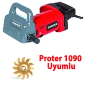 Kanal Açma Makinesi Yedek Bıçağı Proter 1090 Uyumlu Duvar Beton Kesim Kesme Delik Bıçak Disk 115 mm thumbnail 3