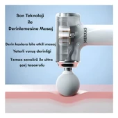 Merxas Mg-203 Şarjlı Darbeli Titreşimli Masaj Tabancası Ledli Tasarım Masaj Aleti Ağrı Giderici Yeşil - 5