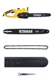 RTM9040SET Elektrikli Ağaç Kesme Motoru 4'lü Set -Eldiven-Testere Zinciri-Makaralı Uzatma Kablosu - 2