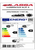 Lassa 255/55R20 110Y Xl Competus H/P 2 (4X4-Suv) Yaz Lastiği (Üretim Yılı:2020) - 2