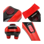 Merxas SL-222A Kırmızı Çift Başlıklı Paletli Masaj Aleti Sırt Bacak Kol Tüm Vücut Masaj Cihazı - 6