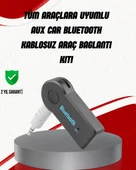 Eller Serbest Özellikli Bluetooth AUX Araç Kiti thumbnail 1