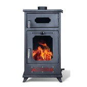Etinova Eti-B4 Fırınlı Odun ve Pelet yakan Şömine Tipi Soba - 1