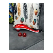 Merxas TK-808 Elektrikli Yunus Model Masaj Aleti Sırt Basen Karın Omuz Masaj Cihazı Ekstra Başlıklı - 5