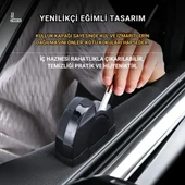 Polham Araç İçi Cam Kenarı Küllük, Kapaklı Kül Dağılma ve Koku Önleyici Küllük, Araç Kapı Küllüğü - 3