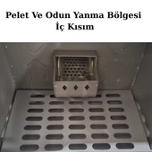 Etinova Eti-B4 Fırınlı Odun ve Pelet yakan Şömine Tipi Soba - 5
