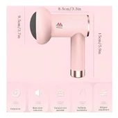 Merxas Shıatsu Masaj Teknigi Şarj Edilebilir 6 Seviye Kablosuz Titreşimli Masaj Aleti Pro SL-630 - 7