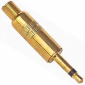 Powermaster 3.5 Mm Mono Gold Metal Jack Fiş thumbnail 1