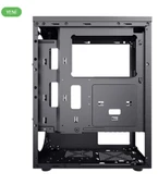 GameBooster GB-F3101B Mesh Temperli Cam 1*USB 3.0 4*12cm Rainbow Fan ATX Gaming Siyah Kasa (PSU Yok) thumbnail 4