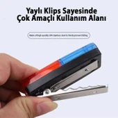 Çakarlı Bisiklet Feneri Yaka Lambası Kafa Bel Işık Led Şarj Edilebilir Far Motor Kamp Su Geçirmez - 3