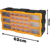 Süper Bag Mono Blok Çekmece Seti 26'li Hobby Organizer Seti Monoblok Çekmece Vida Dübel Kutusu Takı Kutusu thumbnail 3