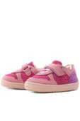 Rakerplus Bob Hakiki Deri Pembe Mor Barefoot Cırtlı Lastikli Bebek Sneaker Ayakkabı thumbnail 6