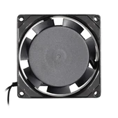 PowerMaster PM-21375 80x80x25mm 8X8 Metal Kasa Plastik Pervane AC220 Volt Fan - 1