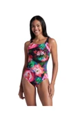 ARENA Women's Roseland Swimsuit Swimproback Black Multi thumbnail 5