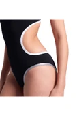ARENA One Double Cross Back One Piece Kadın Siyah Yüzücü Mayosu 004732505 thumbnail 5