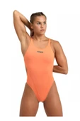 ARENA Team Swim Tech Solid Kadın Yüzücü Mayosu - 1