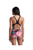 ARENA Women's Roseland Swimsuit Swimproback Black Multi thumbnail 6