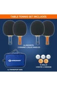 DONIC Hobby Set Masa Tenisi Seti ( 4 Raket + 5 Top + Taşıma Çantası) - 3