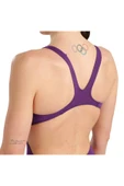 ARENA Team Swimsuit Swim Tech Solid Kadın Mor Yüzücü Mayosu 004763911 thumbnail 5