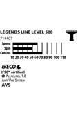 DONIC Legends Line Level 500 ITFF Onaylı Masa Tenisi Raketi - 3