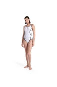 ARENA Profile Swimsuitalyv Back Kadın Beyaz Yüzücü Mayosu 006643150 - 3