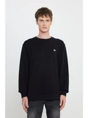 Lee Bisiklet Yaka Sweatshirt Siyah Erkek Sweatshirt thumbnail 1