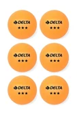 Delta 6 Adet Turuncu Masa Tenisi Topu ( Pinpon Topu ) - 1