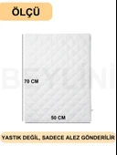 Beylini 2'li Yastık Alezi Sıvı Geçirmez Kapitone Fermuarlı Yıkanabilir Antialerjik Yastık Koruyucu 50x70 CM thumbnail 5