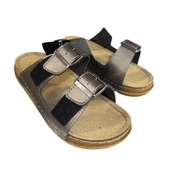 Ciciten C.Verde Çift Bantlı Tokalı Cırtlı Bayan Terlik thumbnail 4