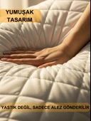 Beylini 2'li Yastık Alezi Sıvı Geçirmez Kapitone Fermuarlı Yıkanabilir Antialerjik Yastık Koruyucu 50x70 CM thumbnail 2