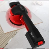 123 Mm Dijital Şarjlı Fayans Vibratörü Vibratoru Makine Aracı Cihaz Lithium Titreşim Döşeme Seramik thumbnail 5