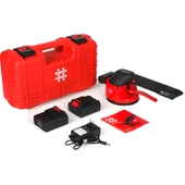 123 Mm Dijital Şarjlı Fayans Vibratörü Vibratoru Makine Aracı Cihaz Lithium Titreşim Döşeme Seramik thumbnail 2