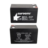 Euroone EO127.0 12 Volt 7 Amper Bakımsız Kuru Akü - 2