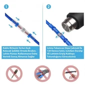 PowerMaster PM-24703 Dahili Lehimli Mühür Makaron 300 Adet 4 Boy Isıyla Daralan Kablo Koruması thumbnail 2