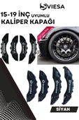 Siyah Kaliper Kapağı Seti (4'lü) – Yağ Hortumlu Sportif Görünümlü Kapak Takımı - 1