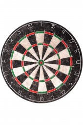 Delta Sisal Dart Seti 45 Cm (18 İnç) Büyük Boy + 6 Dart Oku (18 Gr) Hedef Tahtası - 1