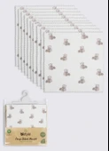 Bistyle Bear 20x20 10'lu Penye Mendil 90162 Ekru - 1