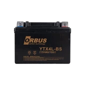 Orbus YTX4L-BS 12V 4A Motosiklet Aküsü (114 X 66 X 88 MM) (1.6Kg) - 2