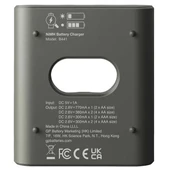 GP Recyko B441 Usb 4’lü AA - AAA Pil Şarj Cihazı (GPACSB44103 GPB441R21-2GTLB1) - 4