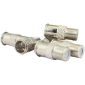 Hızlı F Quick Düz Tip Dişi-Erkek Dönüştürücü Konnektör (1 ADET) - 1