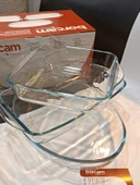 Borcam Kutulu Fırın Tepsisi 3 Lü Set 159160 ( 59074+59006+59034) (+300 / -40) - 1
