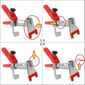 Seramik Pensesi Fayans Seviye Tespit Artısı Takoz Pense Metal Derz Klipsi Kaması Yer Döşeme Granit thumbnail 5