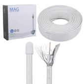 Mag RG6-U4 Plus Trishield Anten Kablosu 100 Metre - 1