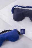 Sleeptown Cooly ipek Lavantalı Göz Yastığı, Uyku Bandı, Ağırlıklı Göz Maskesi-mavi - 4