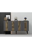 cantek dizayn 150 Cm Işıl Konsol Antrasit-altın thumbnail 1